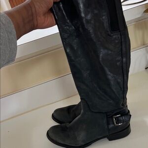 Guess Black Knee-High Boots
